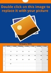A3 Wall Calendar orange